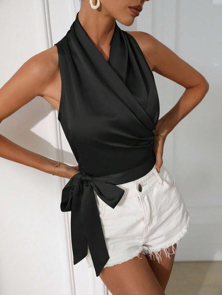 MF Elegant blouse - Knotted and unique