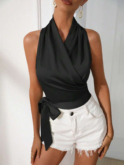 MF Elegant blouse - Knotted and unique