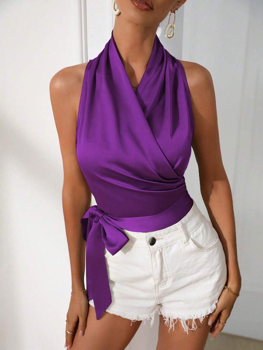 MF Elegant blouse - Knotted and unique