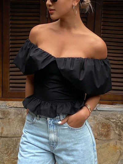 MF Blouse top- Elegant en chique