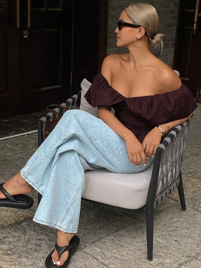 MF Blouse top- Elegant en chique