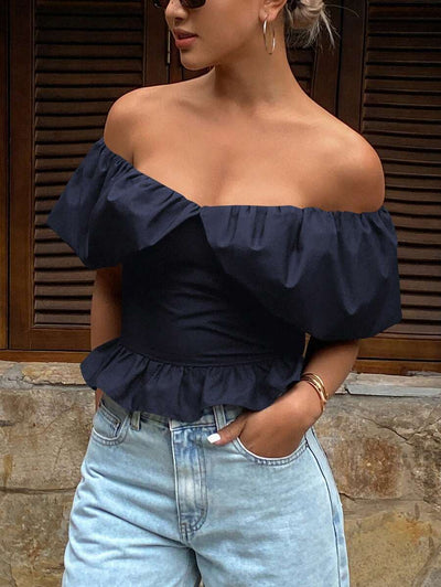 MF Blouse top- Elegant en chique
