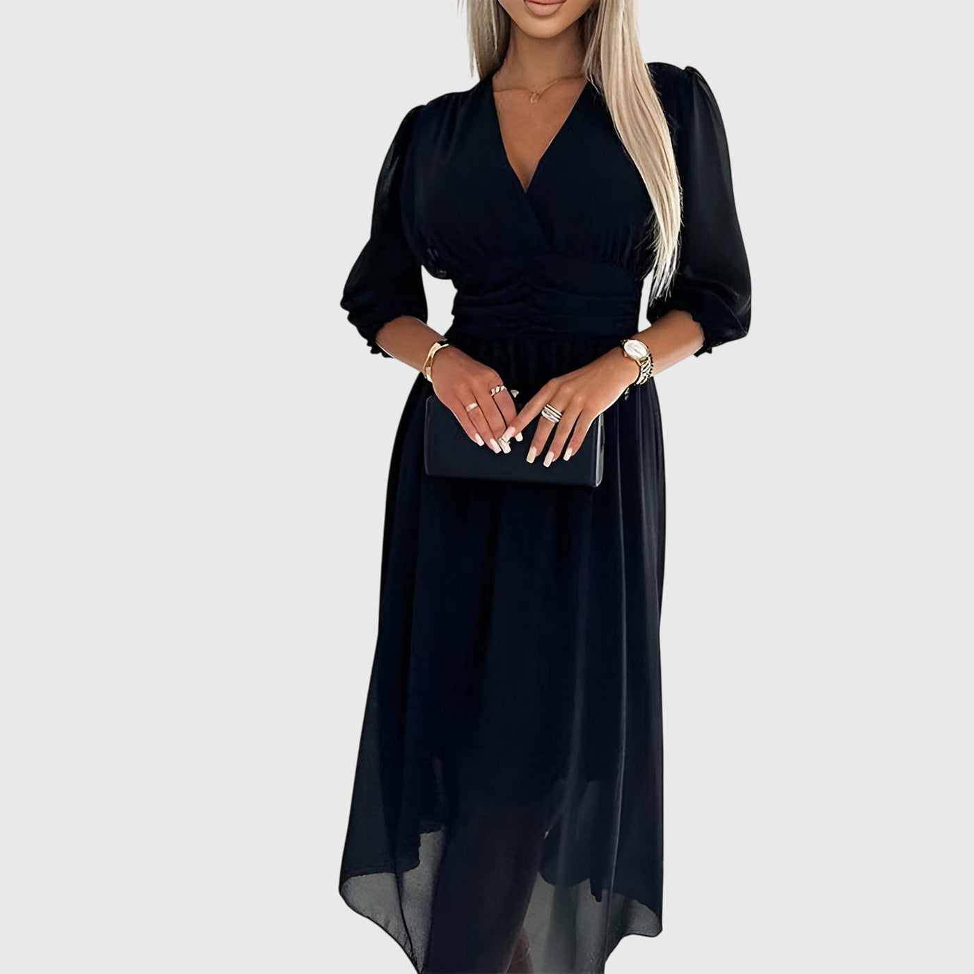 MF Silky Chiffon Dress