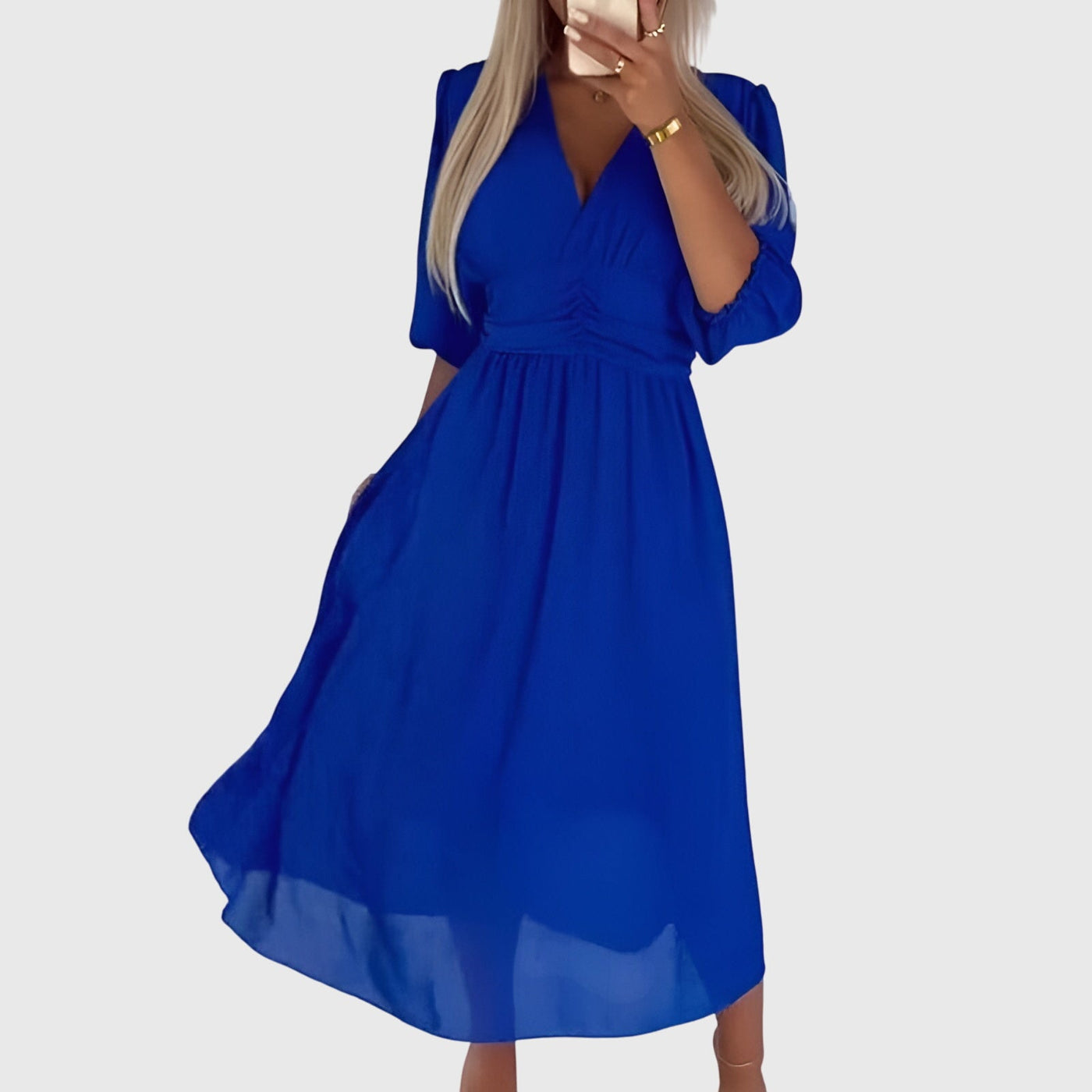 MF Silky Chiffon Dress